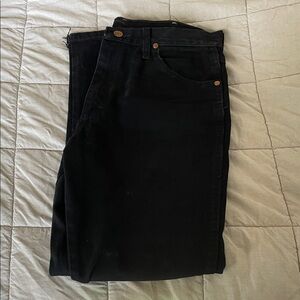Men's Black Wrangler Jeans